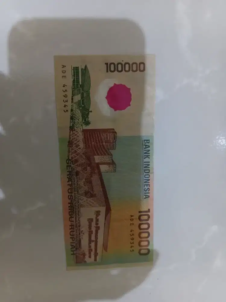 Uang kuno 100 ribu polimer
