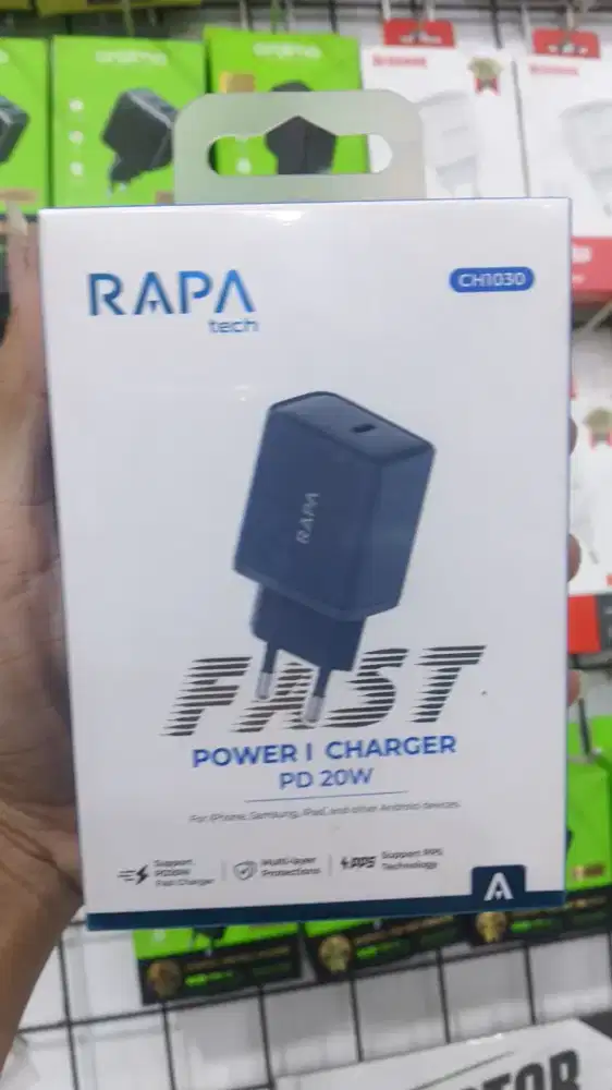 ADAPTOR CHARGER TYPE-C OUTPUT RAPA TECH