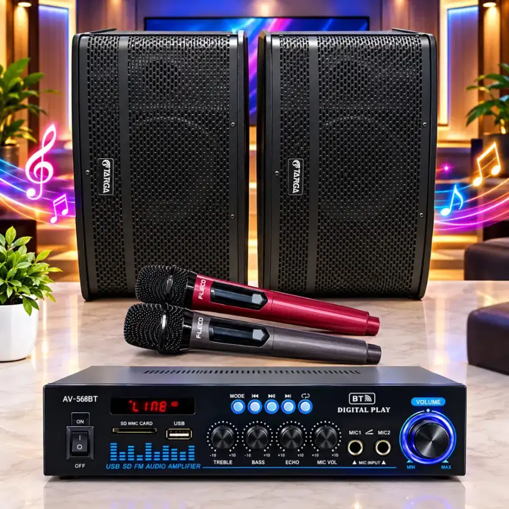Paket lengkap home karaoke