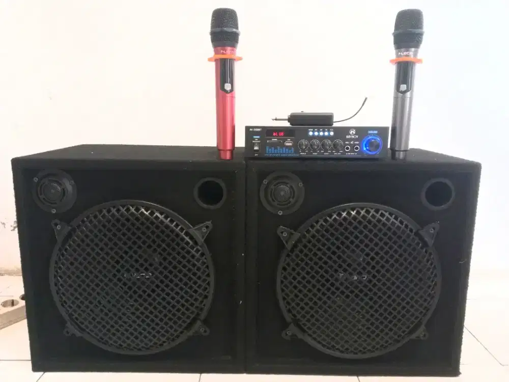 Paket lengkap home karaoke 12 in