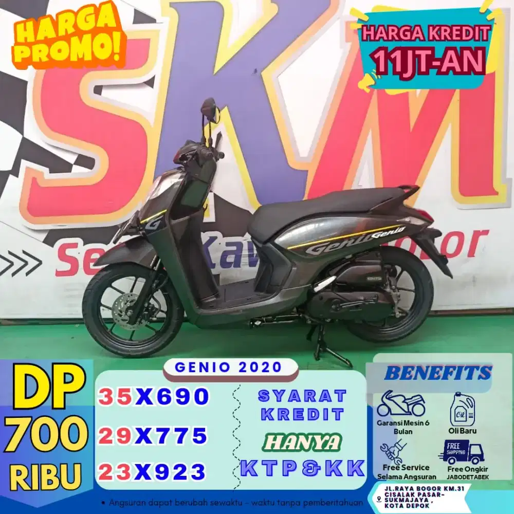 Dp 700rb bawa pulang genio cbs 2020 km low