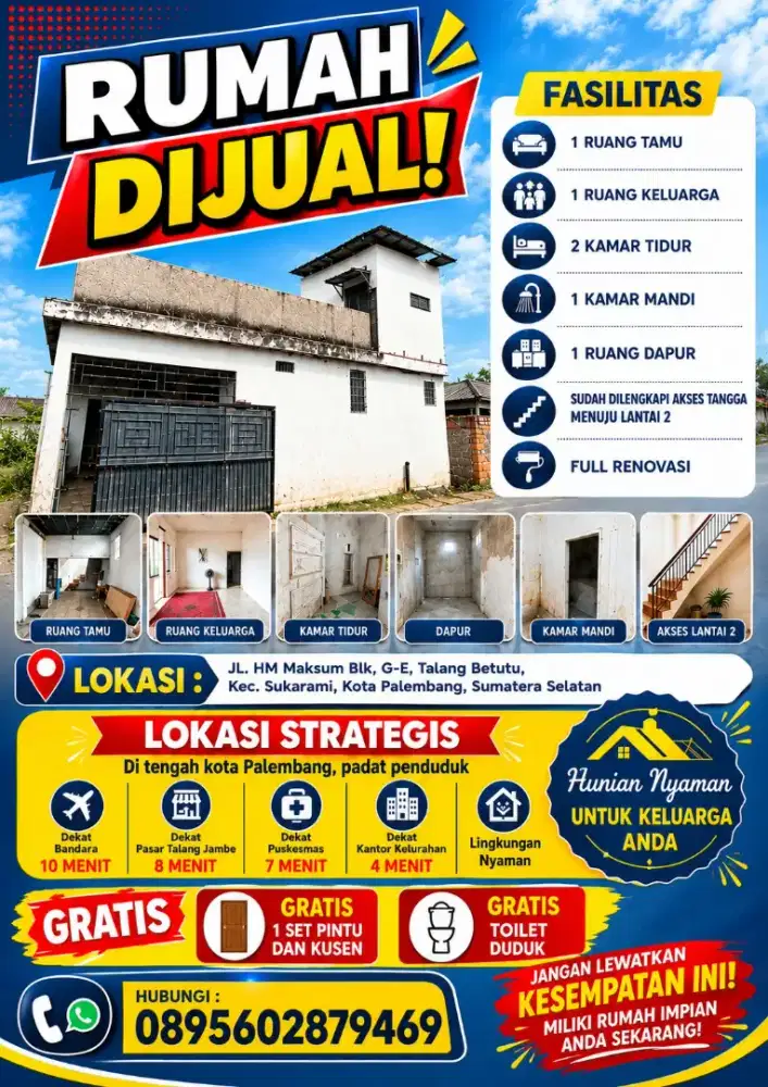 *_RUMAH DI JUAL_* Full Renovasi dan murah