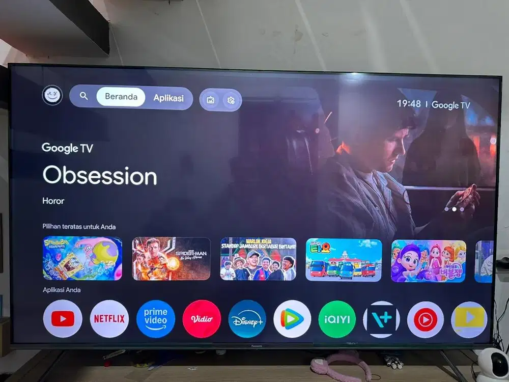 Smart TV Panasonic 65” 4K Google TV (TH-65NX600G)