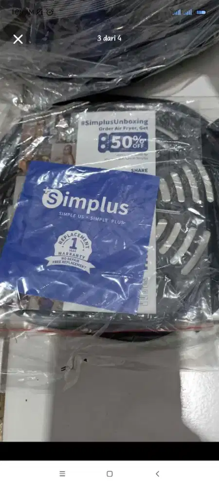 AIR FRYER merk SIMPLUS