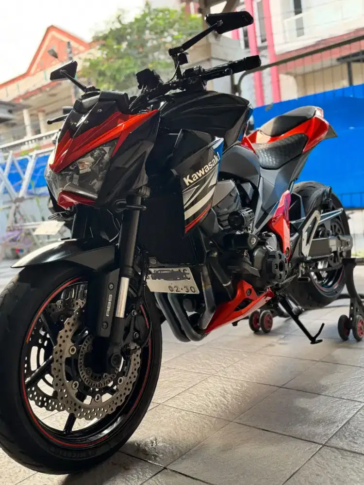 Jual Kawasaki Z800 2014 Orange Low KM Simpanan Z900 Rare Z1000