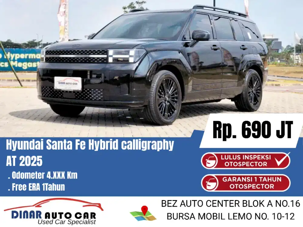 (4Rb) New Santa Fe HEV Calligraphy 2025 Warenty Service On*Dinar auto*