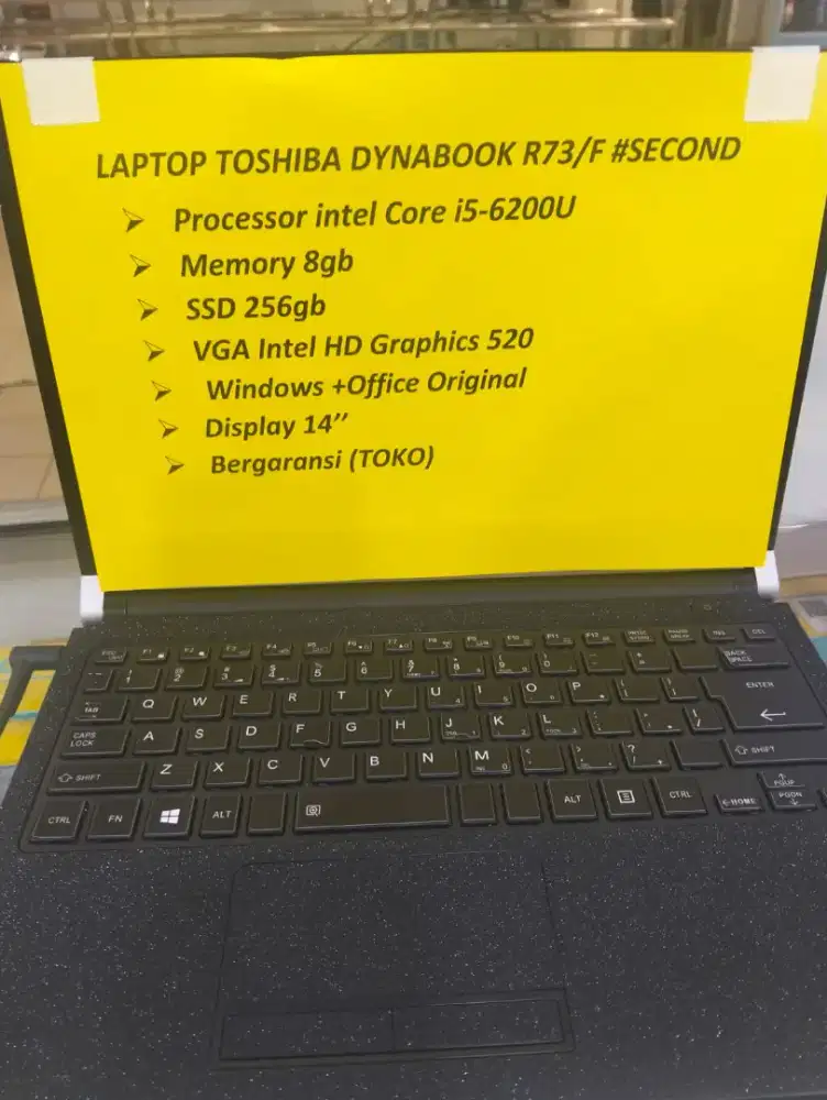 Laptop second Toshiba