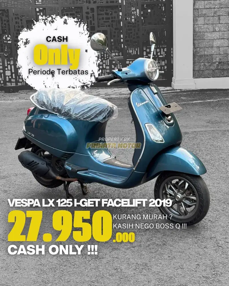 PIAGGIO VESPA LX 125 I-GET FACELIFT 2019 !!!
