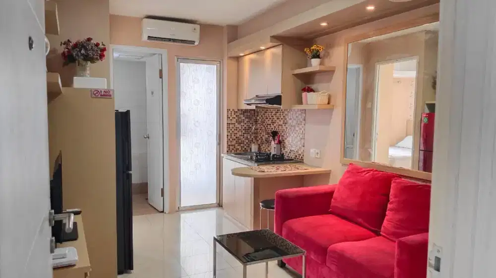 Sewakan Bulanan 2BR Lantai Rendah Apartemen Bassura City