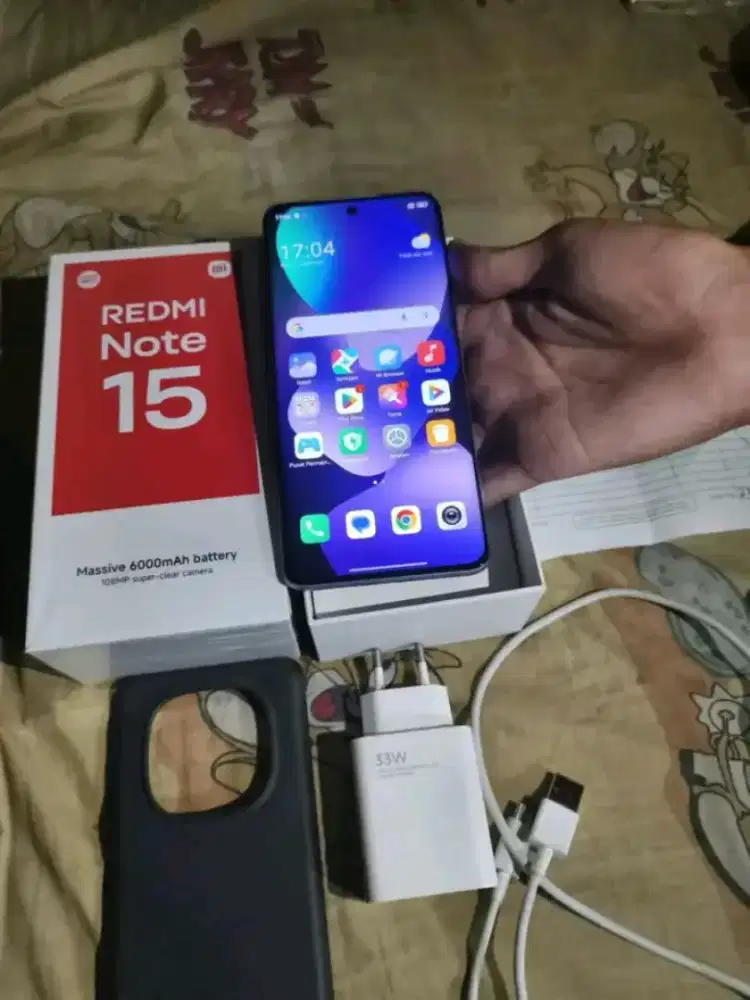 Redmi Note 15 4g ram 8+8/128gb fullset orian nominus mulus cakep