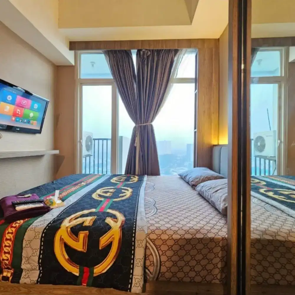 Di sewakan apartemen harian green Pramuka city Jakarta pusat murah