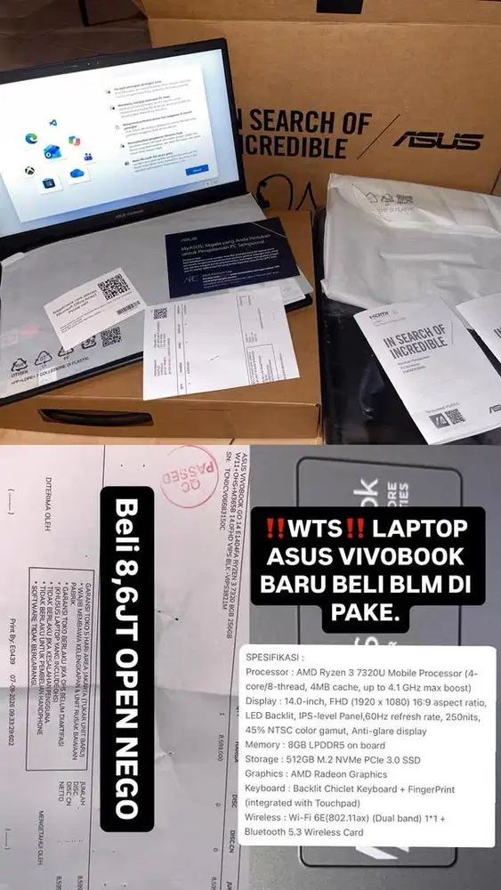 Jual Laptop Baru