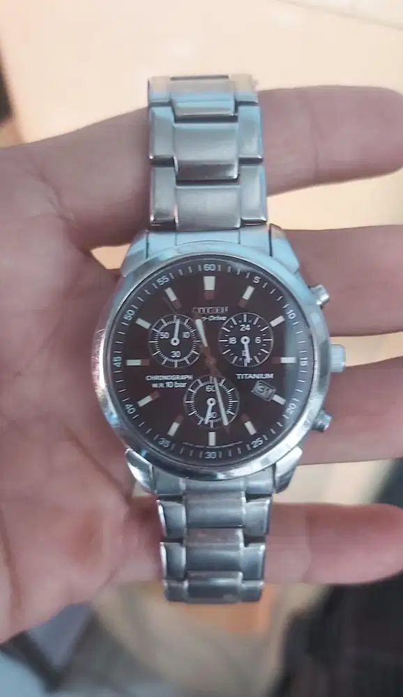 Citizen Eco Drive Chronograph. Original Japan.