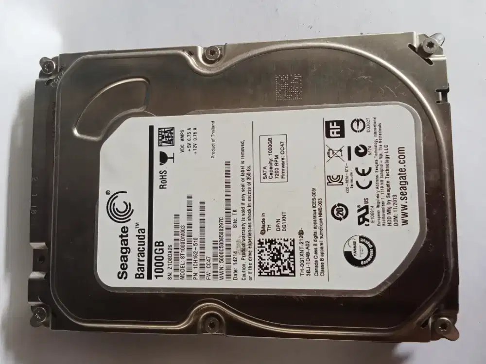 Hard Disk PC  Seagate Barracuda 1Tb, Normal, COD Cijantung Dsk