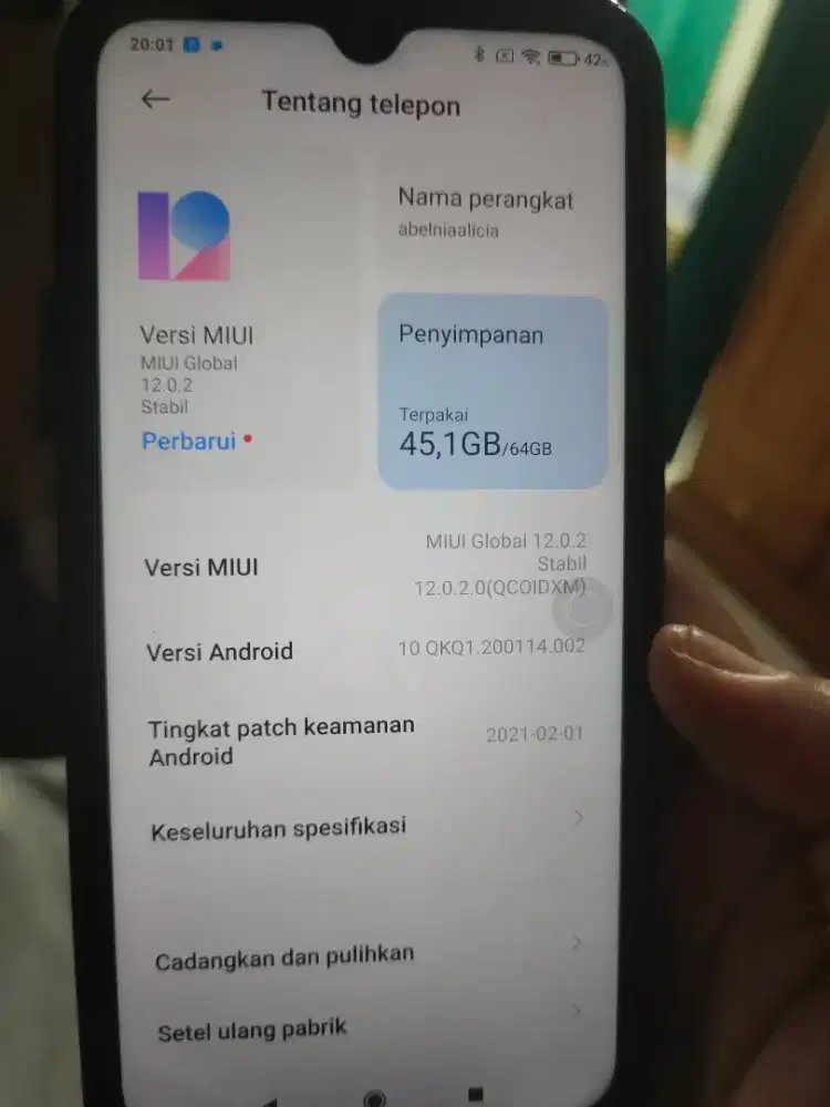 Redmi note 8 ram 4/64