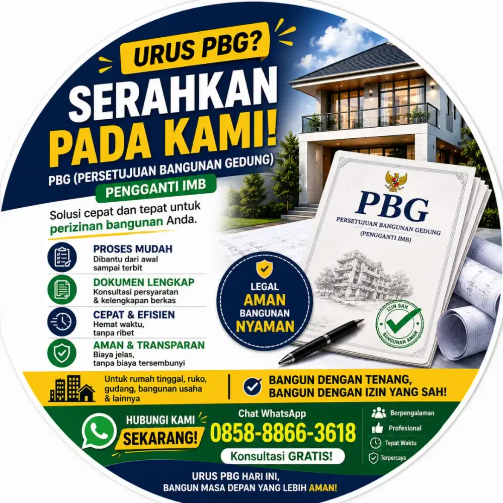 Pengurusan Dokumen Perizinan Bangunan PBG