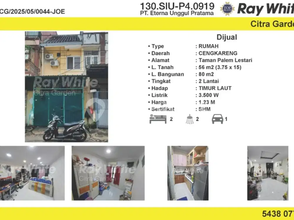 Dijual Rumah Bagus SHM Taman Palem Lestari, Jak Bar 0044-JOE