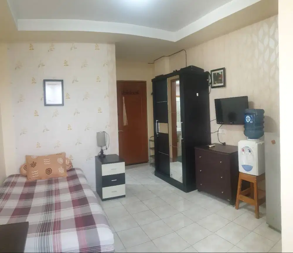 Sewa apartemen studio bulanan.anan untuk mahasiswa/karyawan