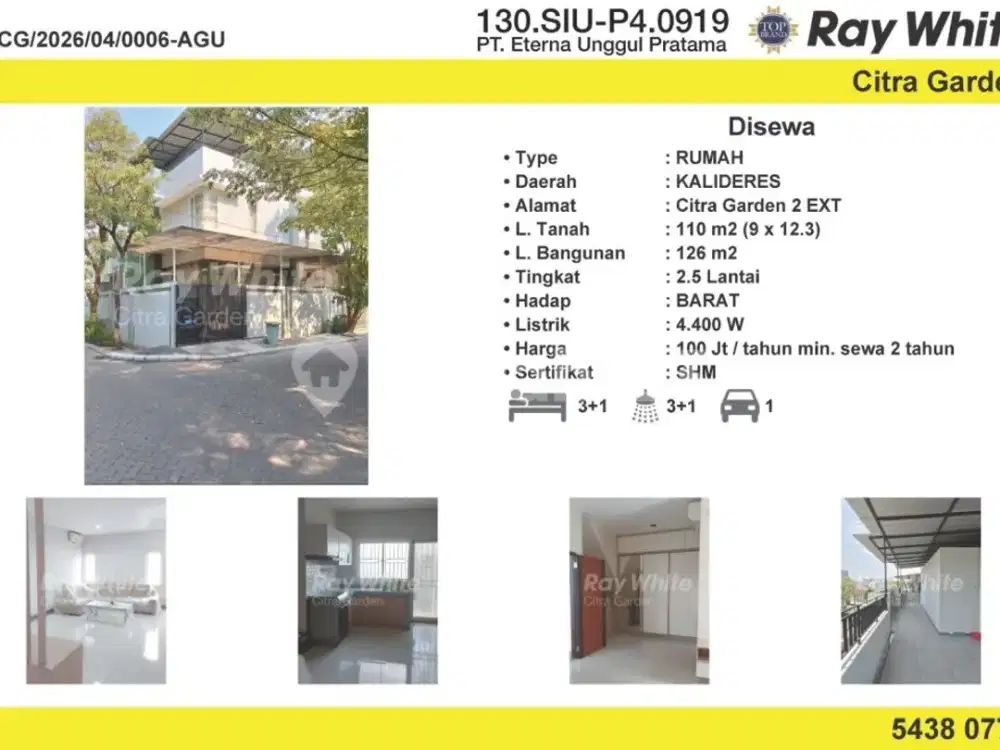 Disewakan Rumah Exclusiv Murah Strategis Citra2 Ext Jakbar0006agu