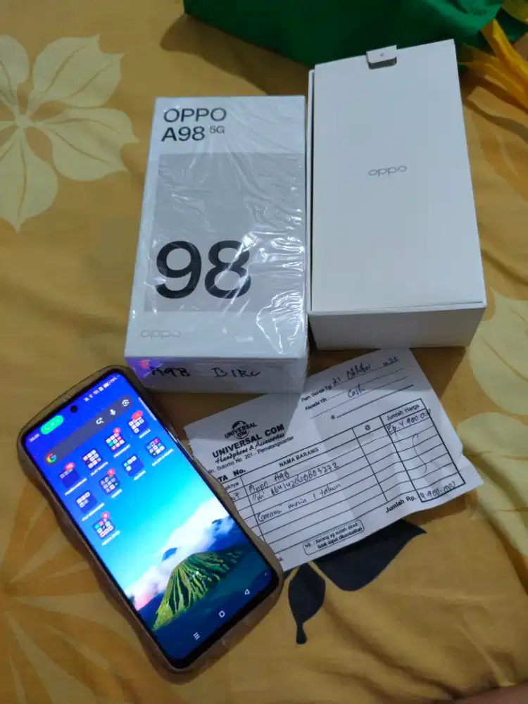 JUAL HP OPPO A98 5G RAM 8+4 / 256 GB