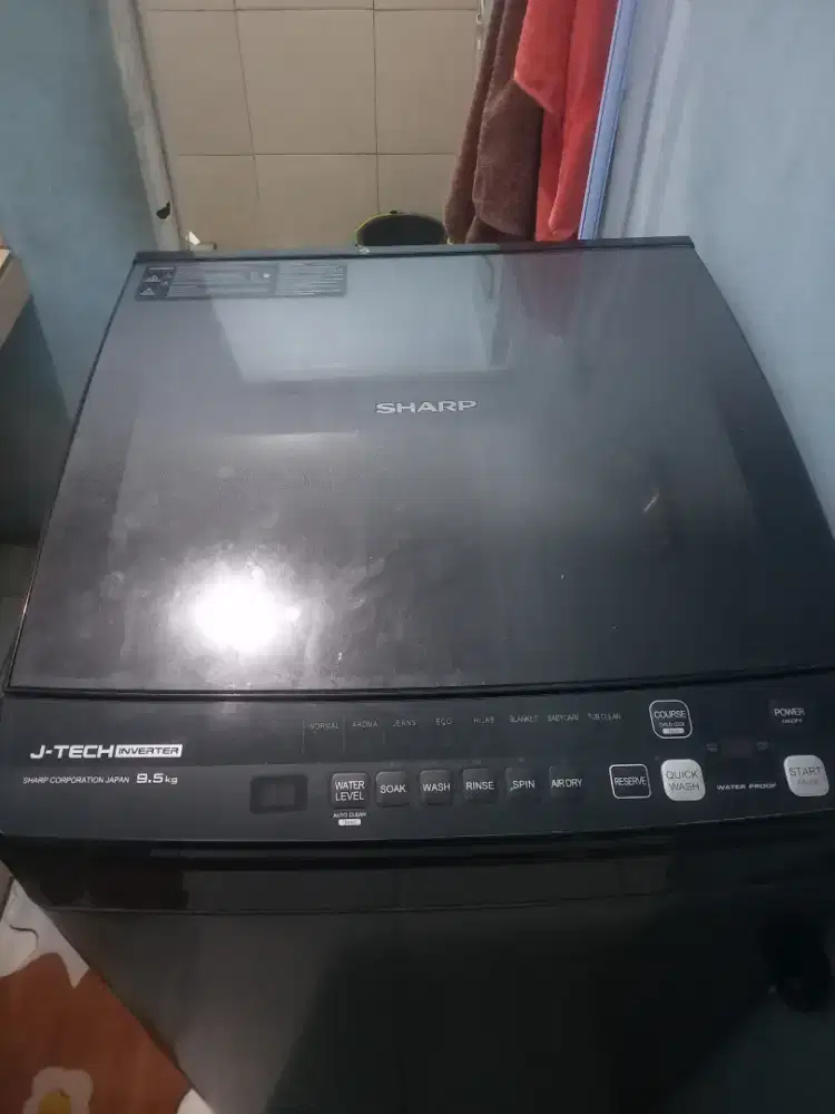 Di jual mesin cuci SHARP J-tach inverter