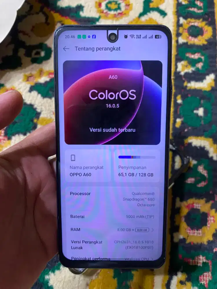 Oppo a60 8/128gb