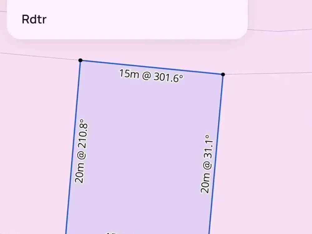 Tanah Komersial 300m2 Dekat Pantai Cemagi