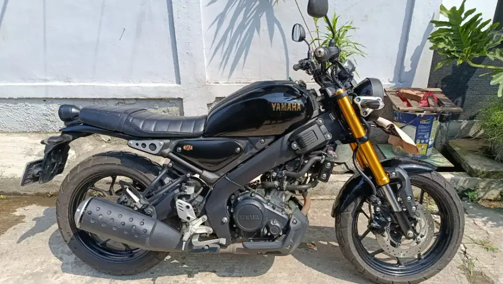 Yamaha Xsr 155 Black 2024 Pajak On panjang Surat lengkap Low Km mulus