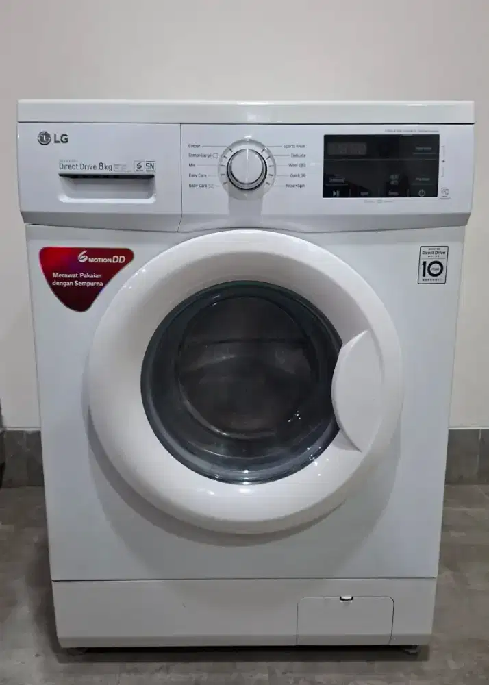 Mesin cuci LG kapasitas 8 kg