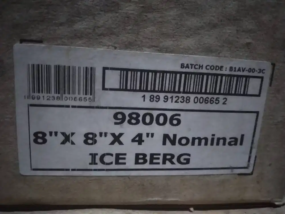Glass block, mulia, iceberg