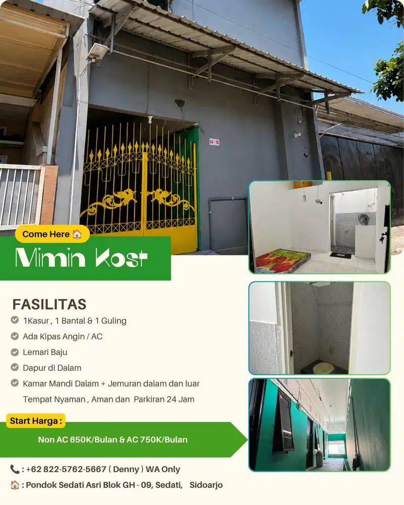MIMIN KOS AC - NON AC