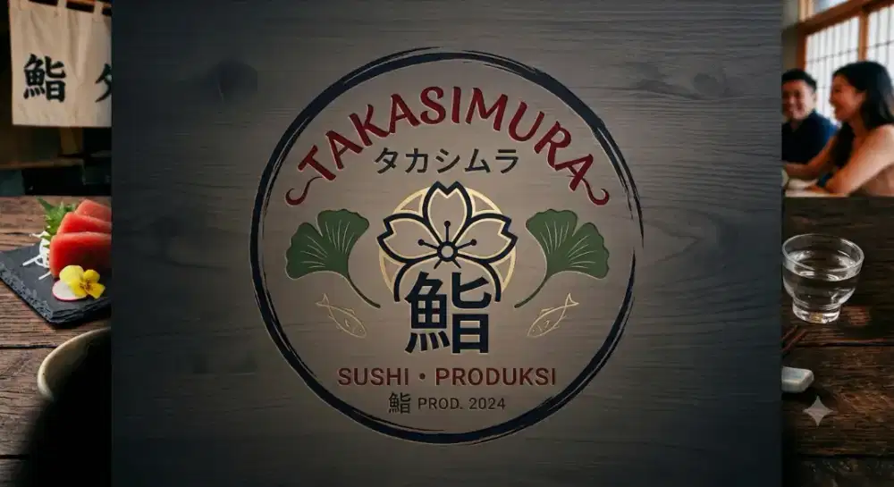 crew produksi sushi rumahan