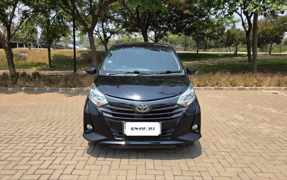 DIJUAL TOYOTA CALYA G 2019 HITAM 2ND BAGUS KONDISI