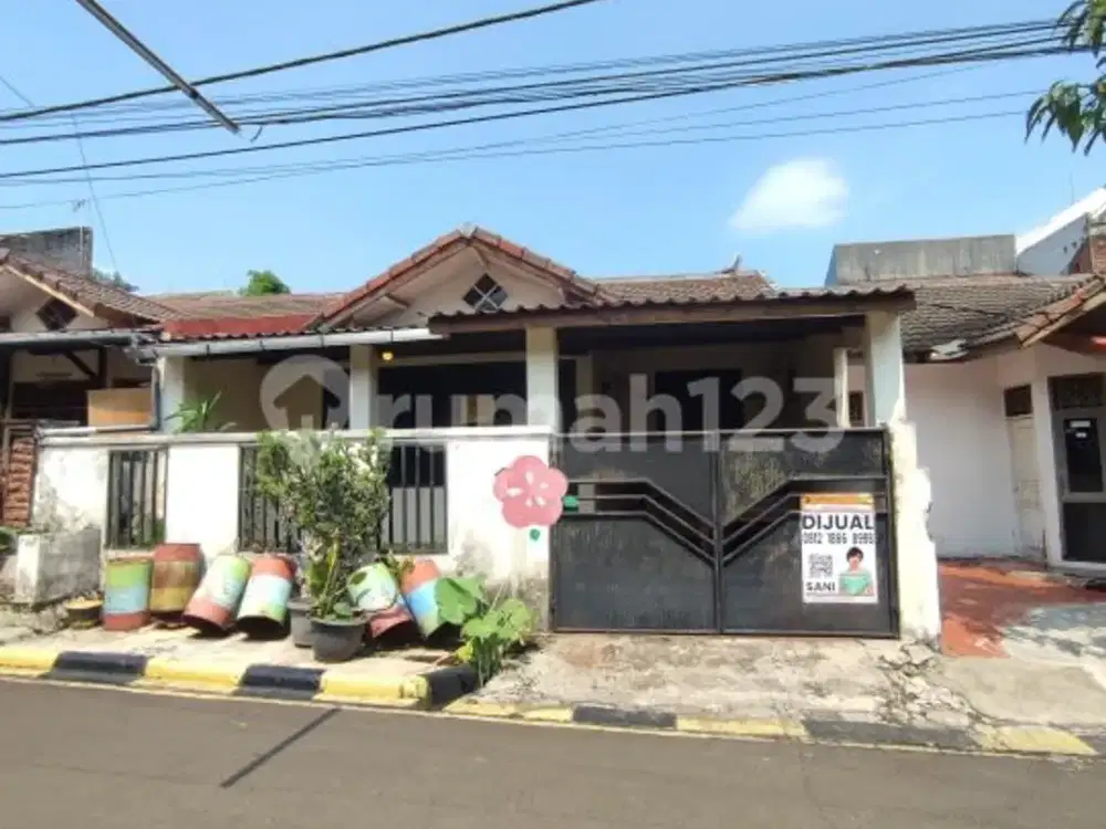 Jual Cepat Rumah tua  villa pamulang tangerang selatan Hitung Tanah
