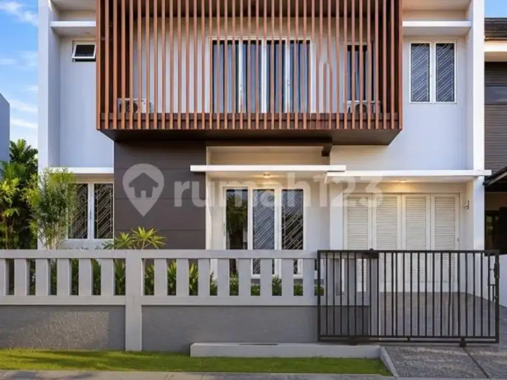 Rumah Full Furnished Tropical Modern di Nusaloka BSD City