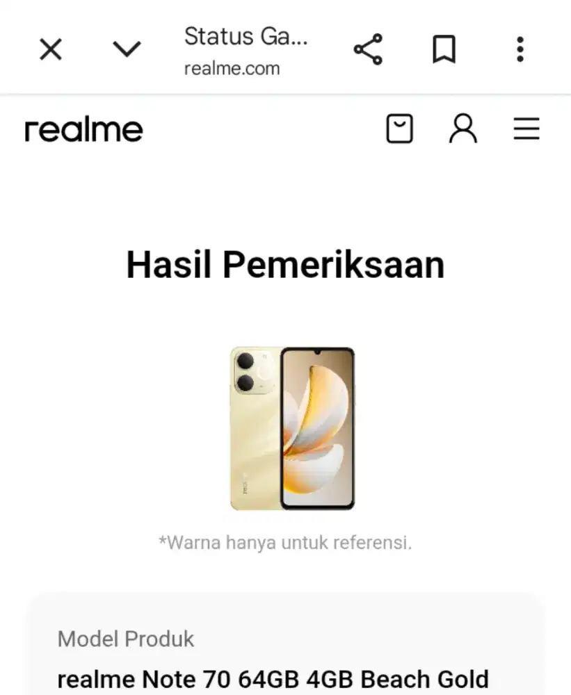 Realme note 70 4+4/64gb