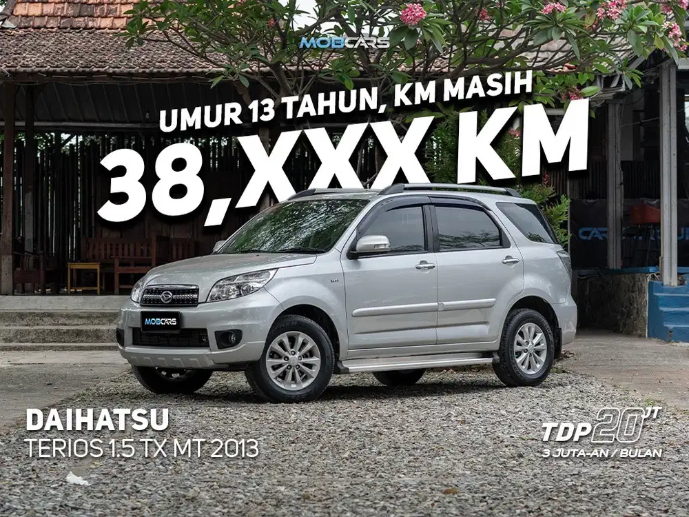 [ SUPER LOW KM ] TERIOS 1.5 TX MT 2013 SILVER