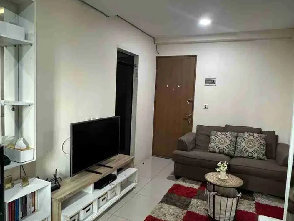 Apartemen 2 BR Full Furnished Lantai Rendah di Oak Tower Jakarta Timur