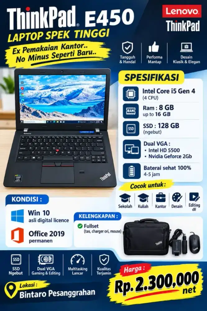 Lenovo Thinkpad e450 murmer