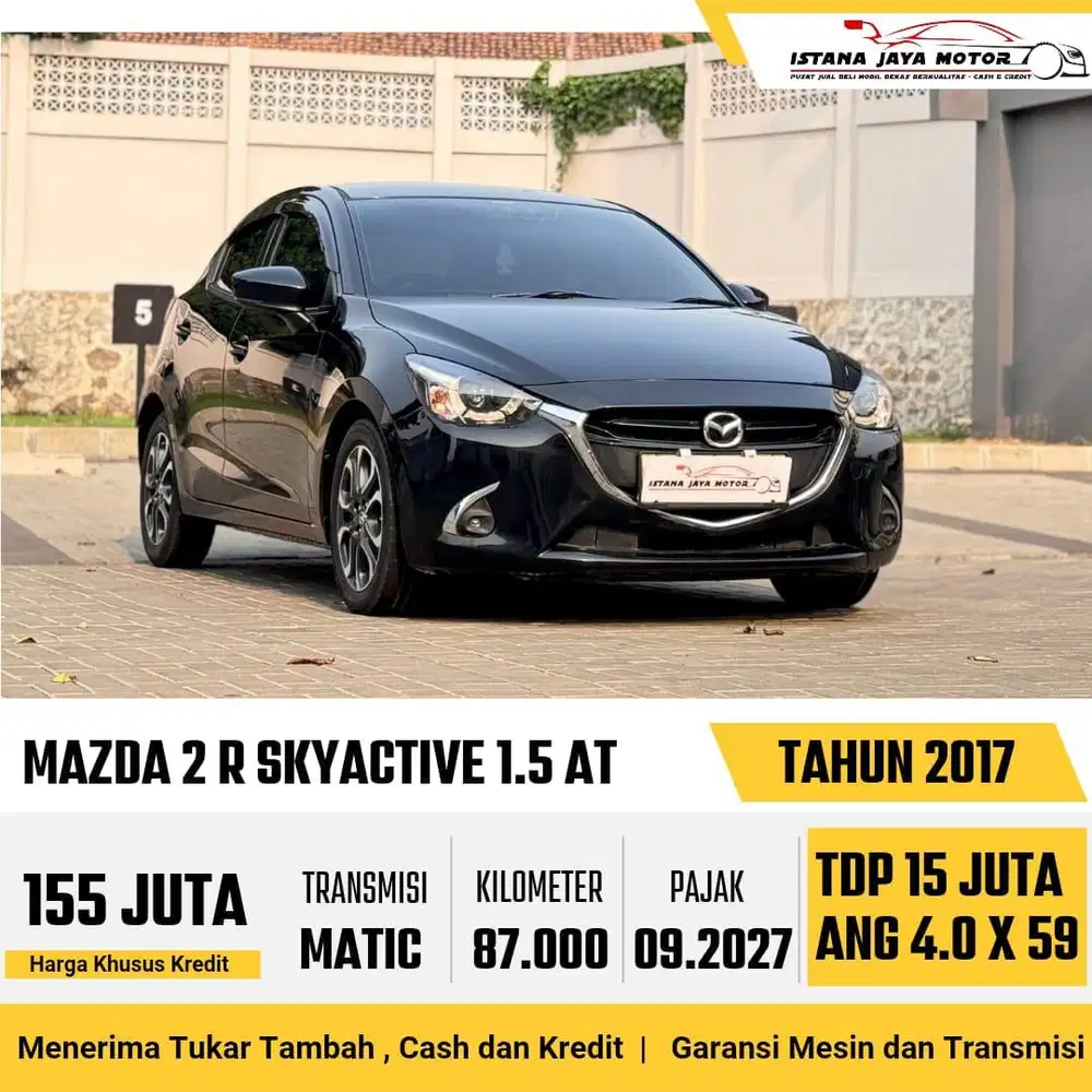 [PAJAK PANJANG] Mazda 2 R Skyactive 1.5 Automatic 2017