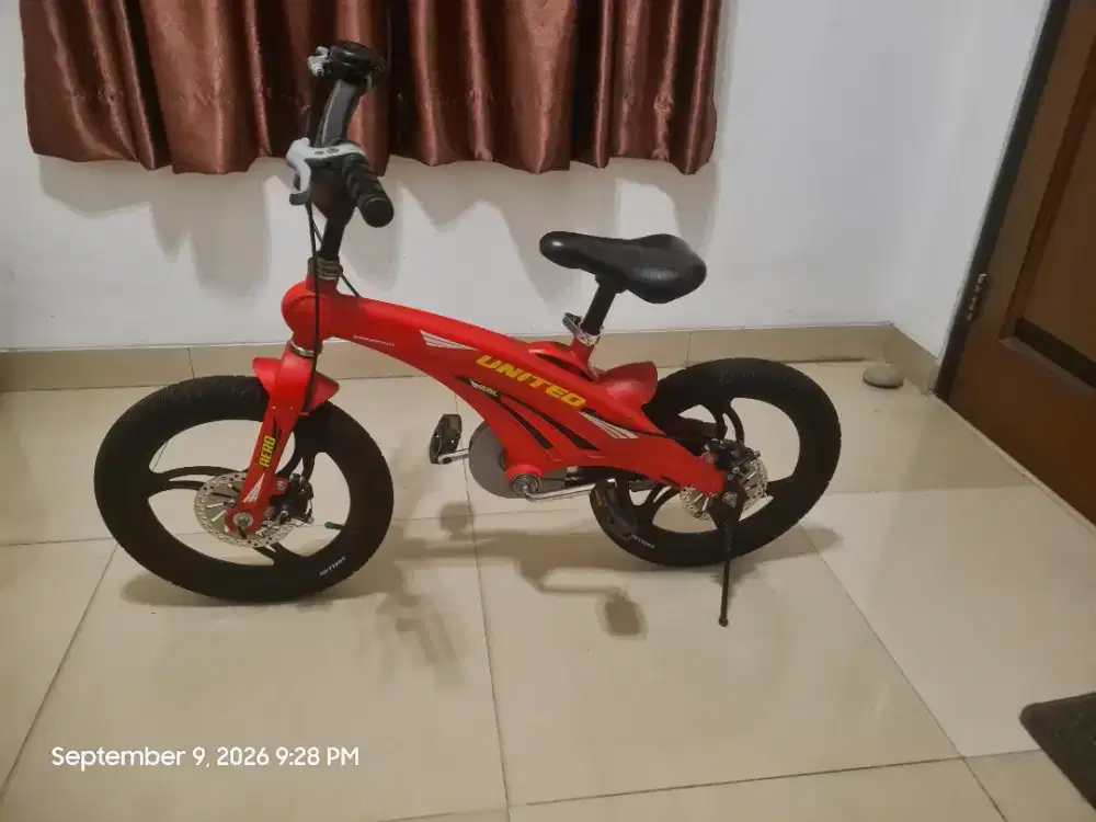 Sepeda Anak United Aero 16 inch Alloy Magnesium Cakram