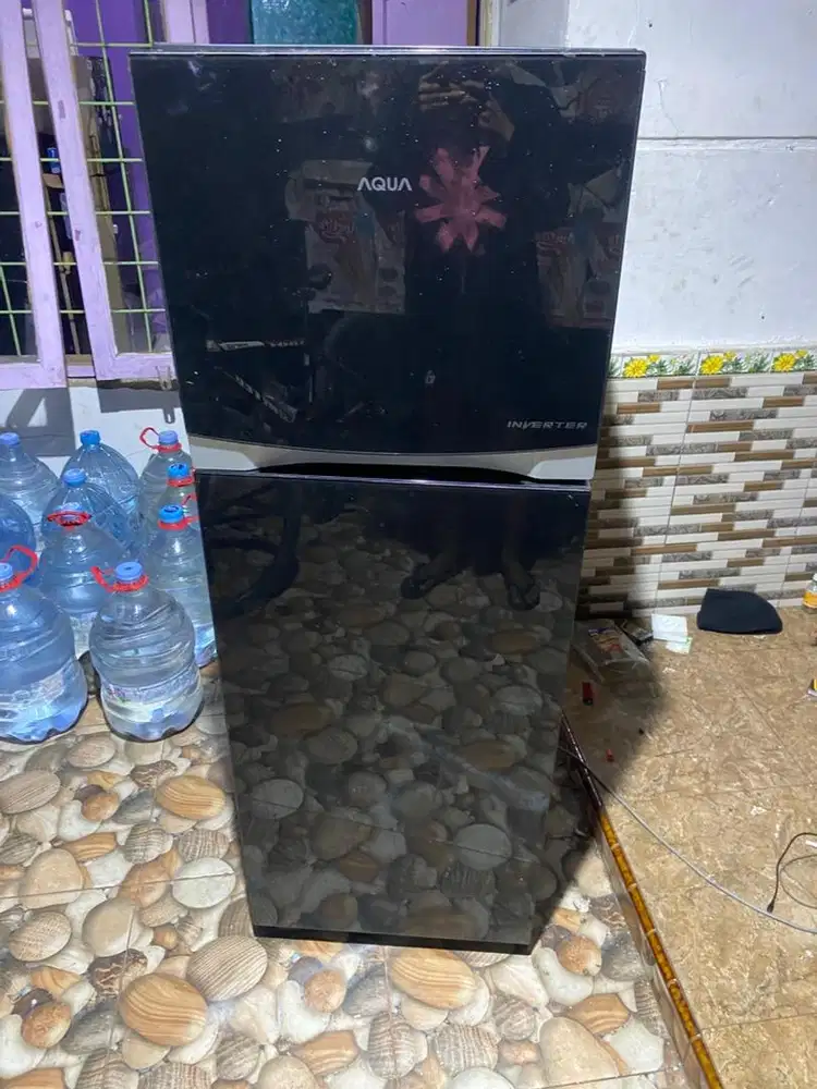 Jual kulkas aqua inverter 2 pintu normal