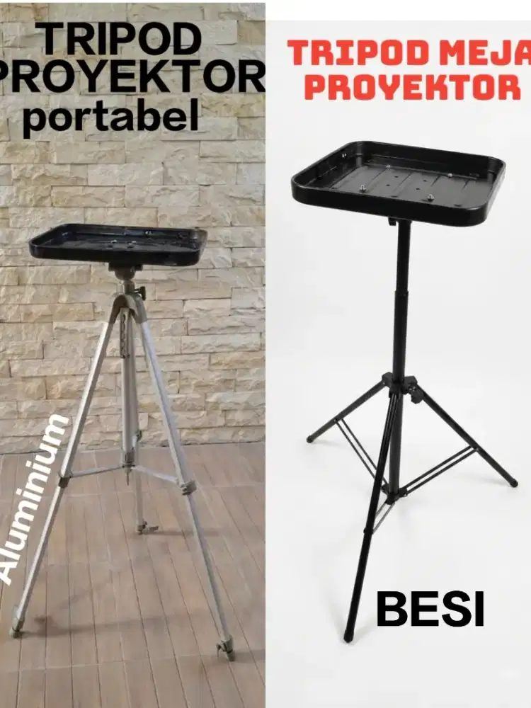 Tripod proyektor portabel