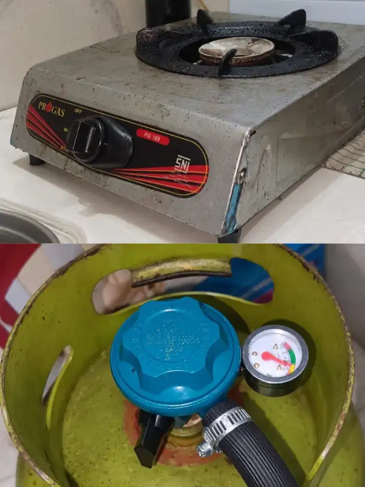 Kompor ProGas 1 Tungku + Regulator [Pemakaian 1 Thn, Harga Beli 141rb]