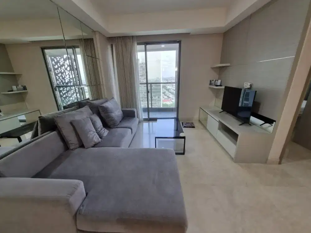 Disewakan Apartemen Gold Coast PIK 2BR, 90m2, Full Furnished