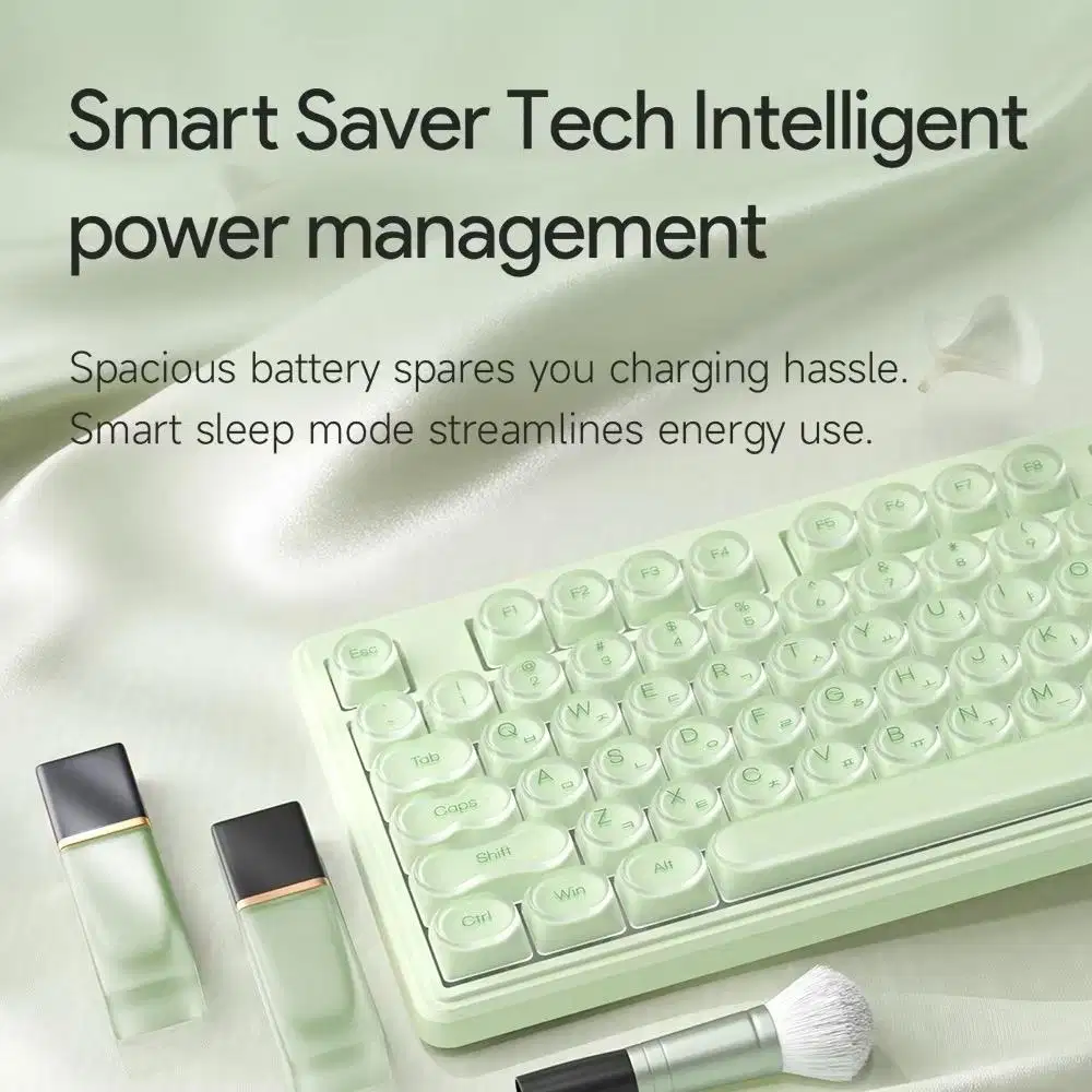 FURYCUBE IP108 PRO Wireless RGB Bluetooth Keyboard 4000mAh Membrane