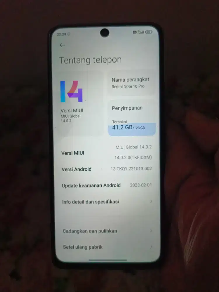 Redmi note 10 pro (simak deskripsi)