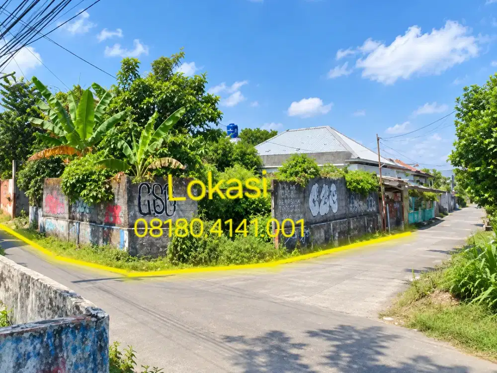 Tanah dijual Daerah Sidomoyo Posisi Hook dapat 2 muka dekat Rocket Convention Hall