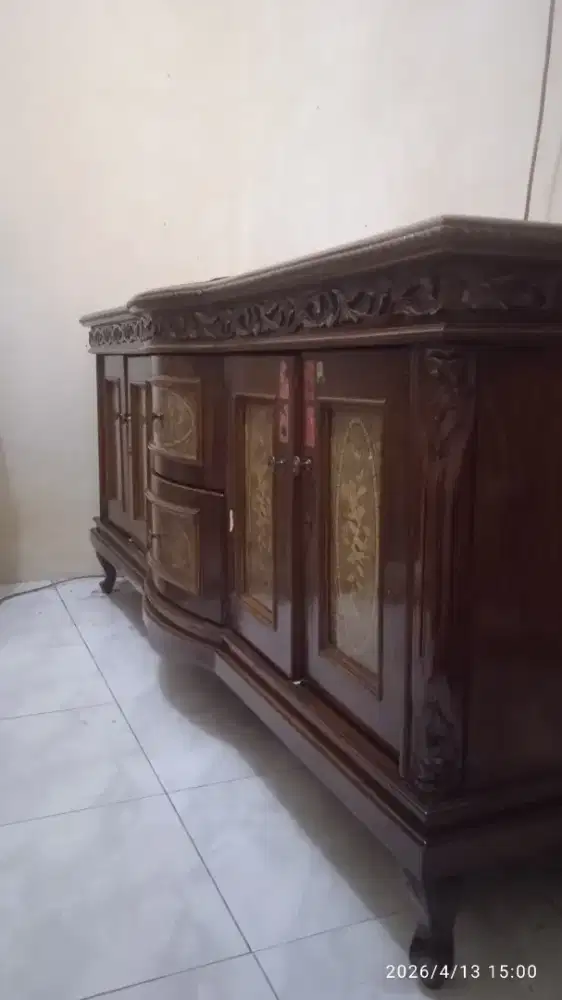 meja buffet jati