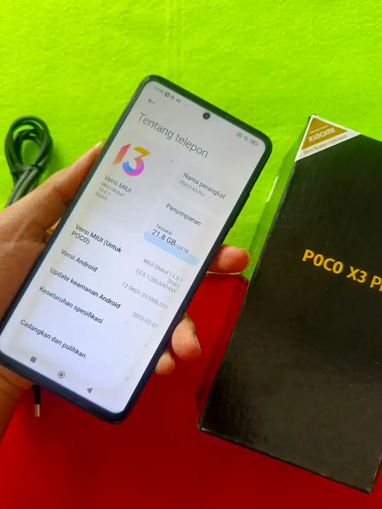 Poco X3 pro 6/128 --baca deskripsi